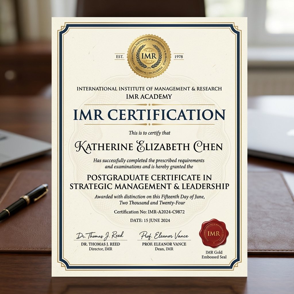 IMR Certification